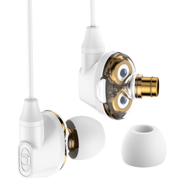 H10 Dual Moving Coil Dynamic Wired Earphones by Baseus