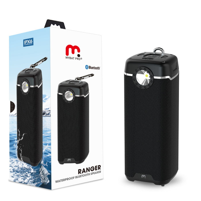 MyBat Pro Ranger Waterproof Bluetooth Speaker - Black